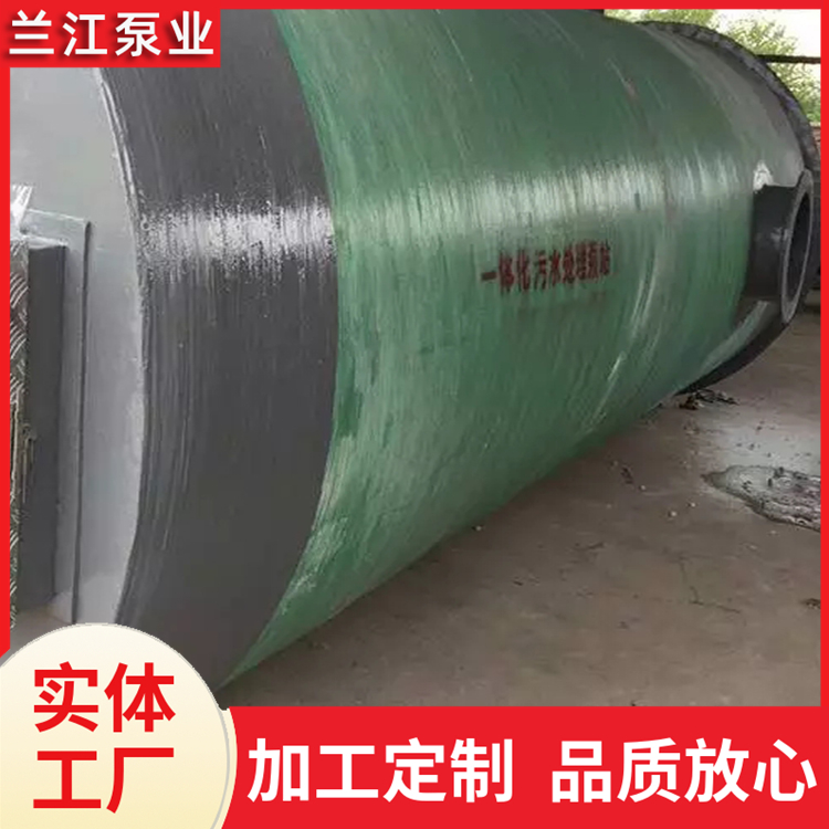 一体化提升预制泵站 河道治理用 设备免维护 支持定制 兰江泵业