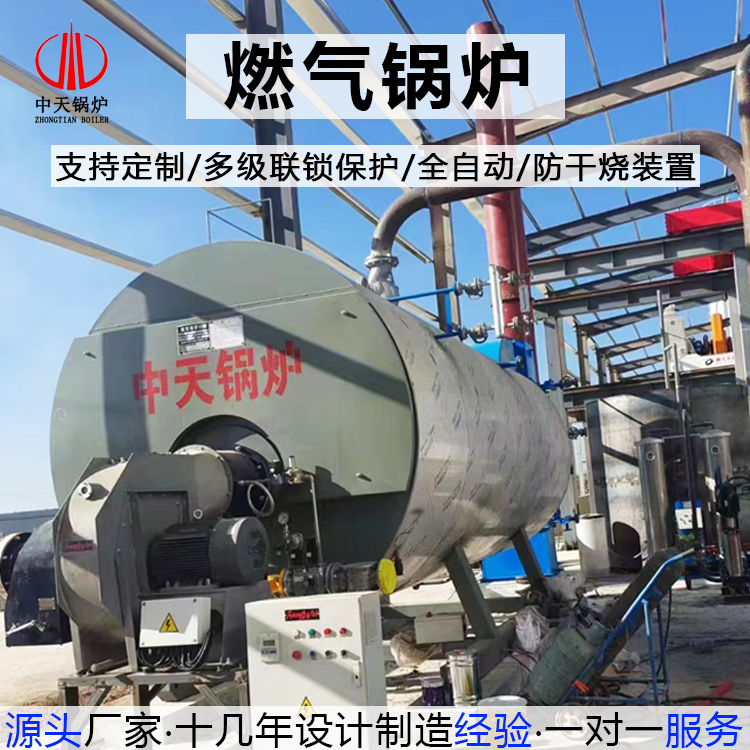 食品加工用燃气锅炉 2T上汽快燃气锅炉厂家