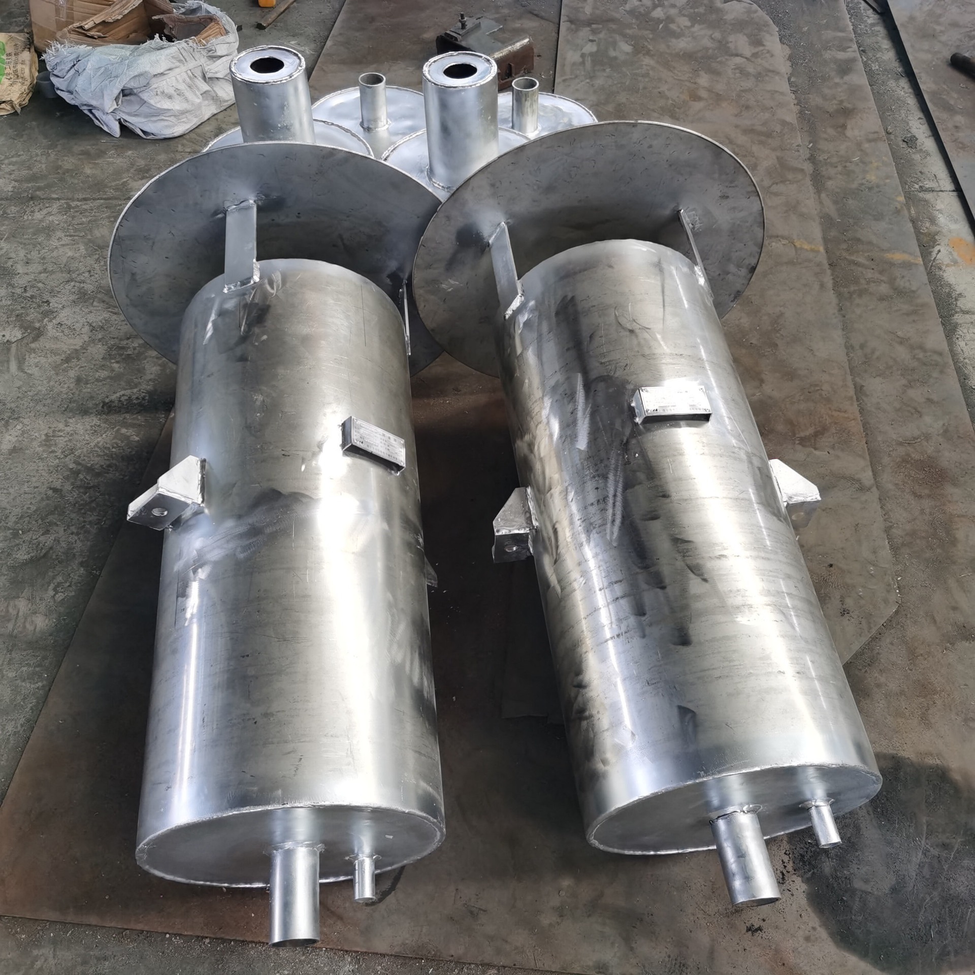 安全阀排汽消声器FAD-230-0.8-6华银抗喷阻复合式消音器