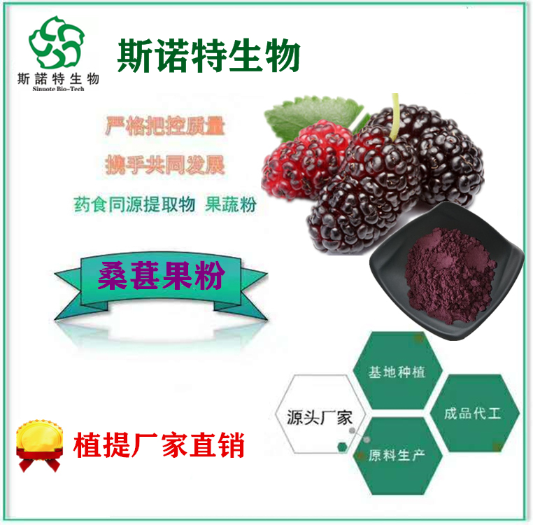 桑葚粉 桑葚原料浓缩喷雾干燥而成 质量稳定 可提供样品