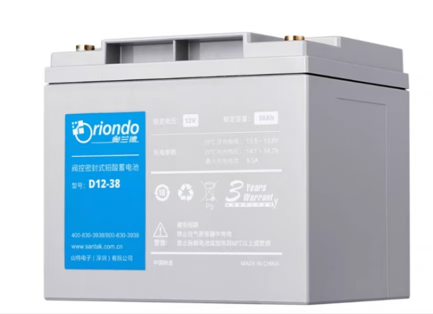 奥兰德蓄电池12v38ah