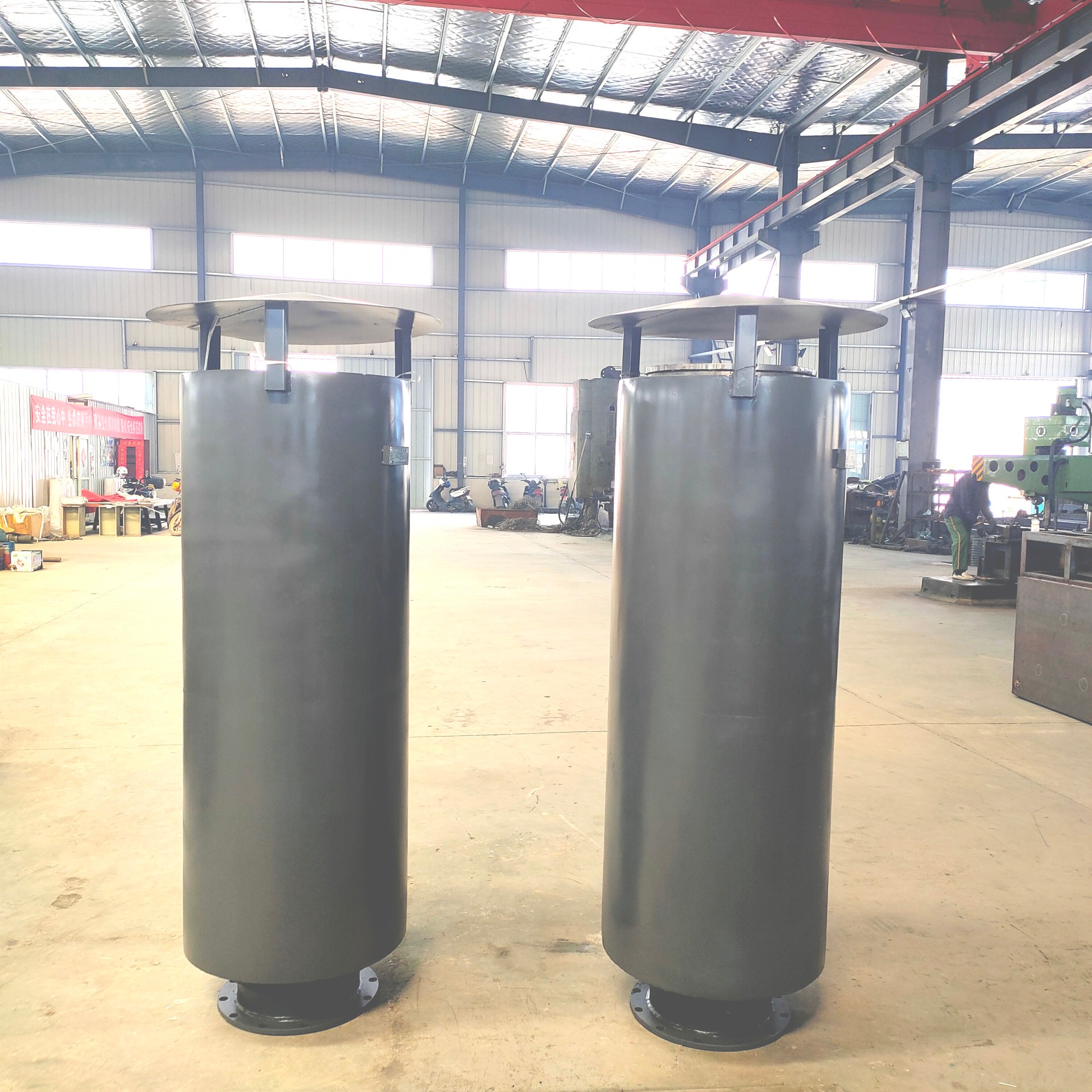 不锈钢风机消声器 风机消音器  华银厂家供应 DN100