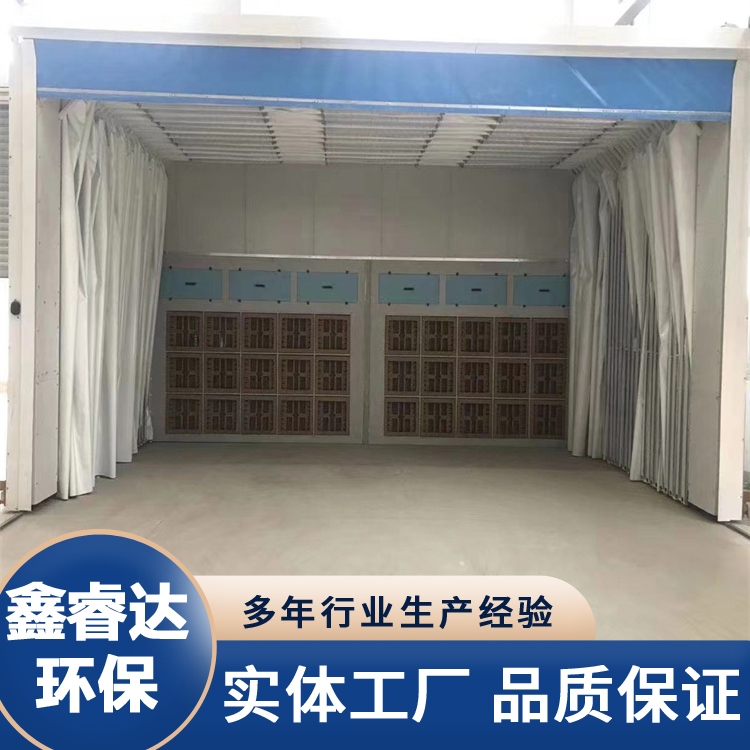 整体移动喷漆房 家具无尘打磨喷漆房设备 高温固化房