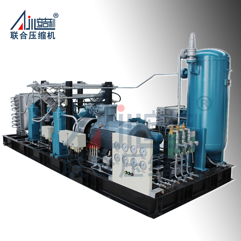 CNG压缩机VF-0.32/(30-200)-250, 天然气输送、增压、稳压使用，活塞式无油润滑