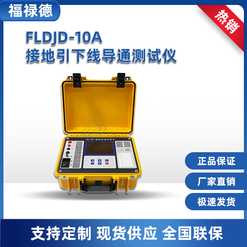 福禄德 FLDJD-10A 接地引下线导通测试仪 精度高 测量数据稳定