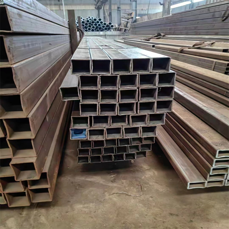 T700高强方管挂车大梁用方矩管40*80矩形钢管长度支持定制