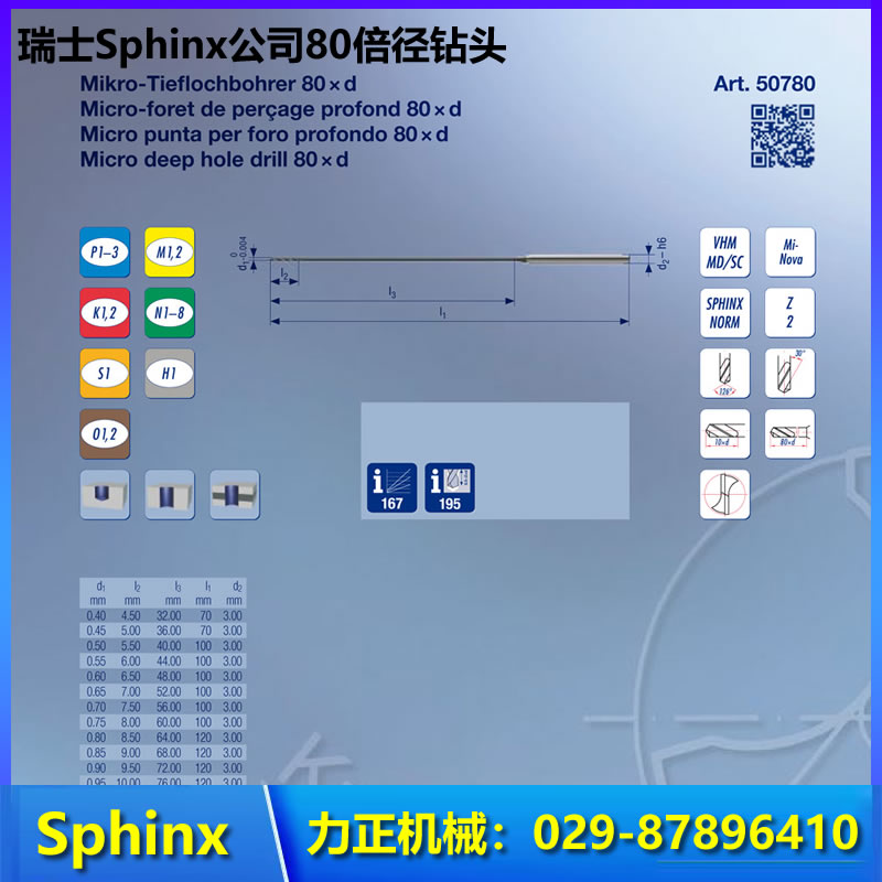 瑞士原装Sphinx   精密刀具 瑞士SPHINX微孔合金钻头铣刀