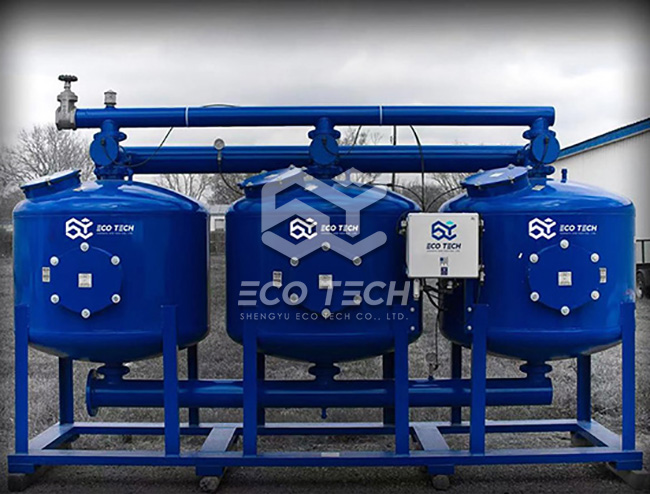 全自动反冲洗砂石过滤器 浅层砂石英砂 自清洗过滤器 去除泥沙悬浮物杂质
