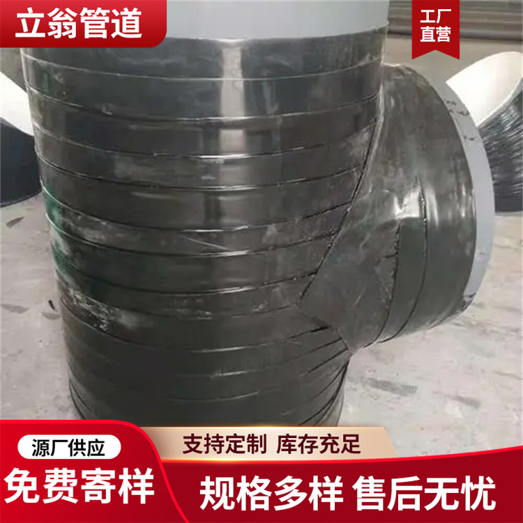 沧州立翁管道 加强级3PE防腐钢管管件 管道  厂家