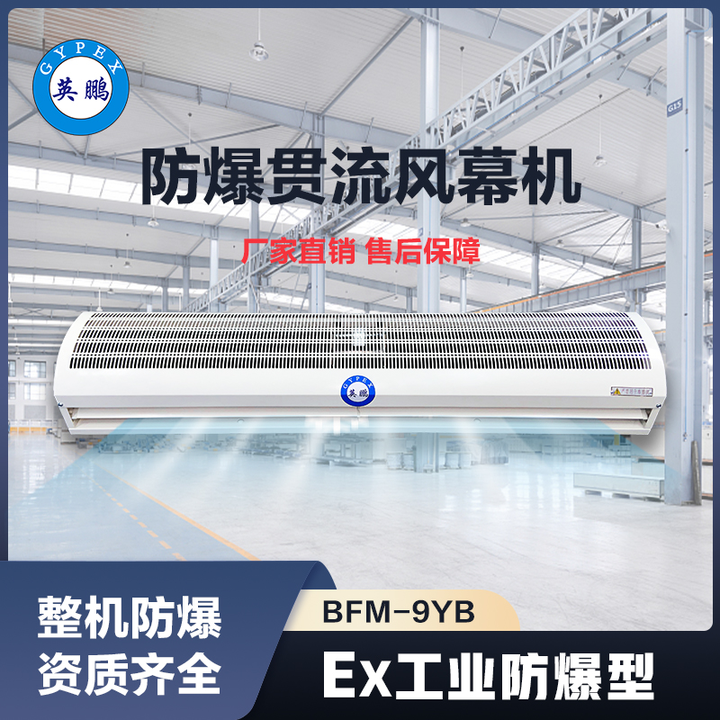 上海英鹏防爆贯流风幕机9YB