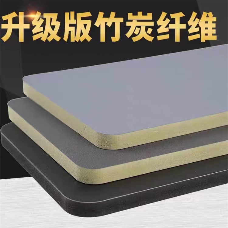 竹炭纤维集成墙板双面共挤防撞碳晶木饰面板