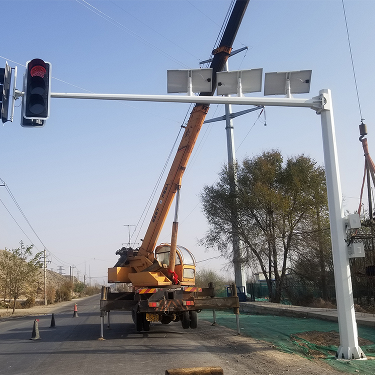 交通信号灯 一体式框架道路红绿灯杆标志牌 支持定制