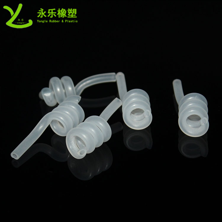 硅胶螺旋弹簧管 挤出本色硅胶管无毒无味