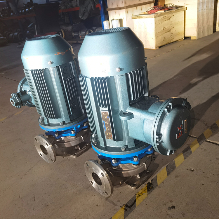 IHG不锈钢立式管道泵 IHG125-160 ABB粉尘防爆电机 防护等级IP65