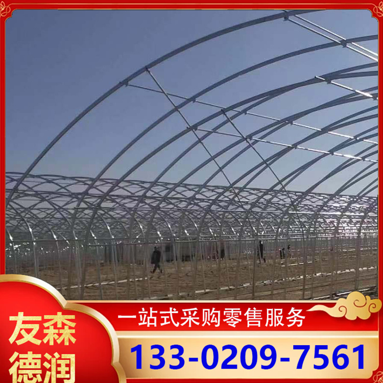 温室蔬菜大棚管 连体大棚 背靠背暖棚 农业大棚