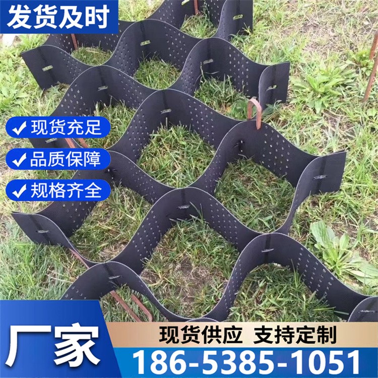 土工格室斜坡路面加固防止水土流失网状片材格室