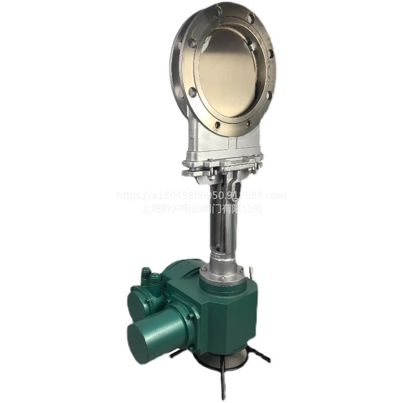 电动刀型闸阀PZ973-10-DN200排泥石墨煤粉卸灭物料耐磨浆液插板阀价格 不锈钢材质刀闸阀