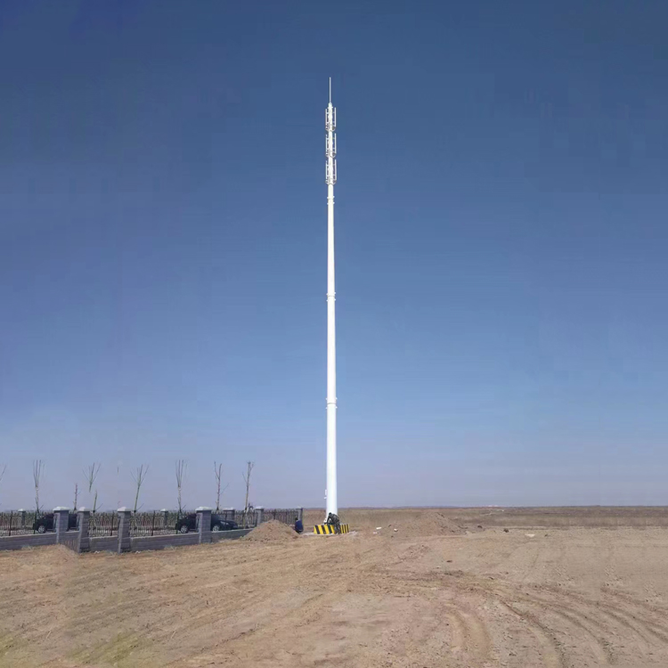 5G信号塔楼顶信号抱杆 兆宇 信号传输塔通讯塔