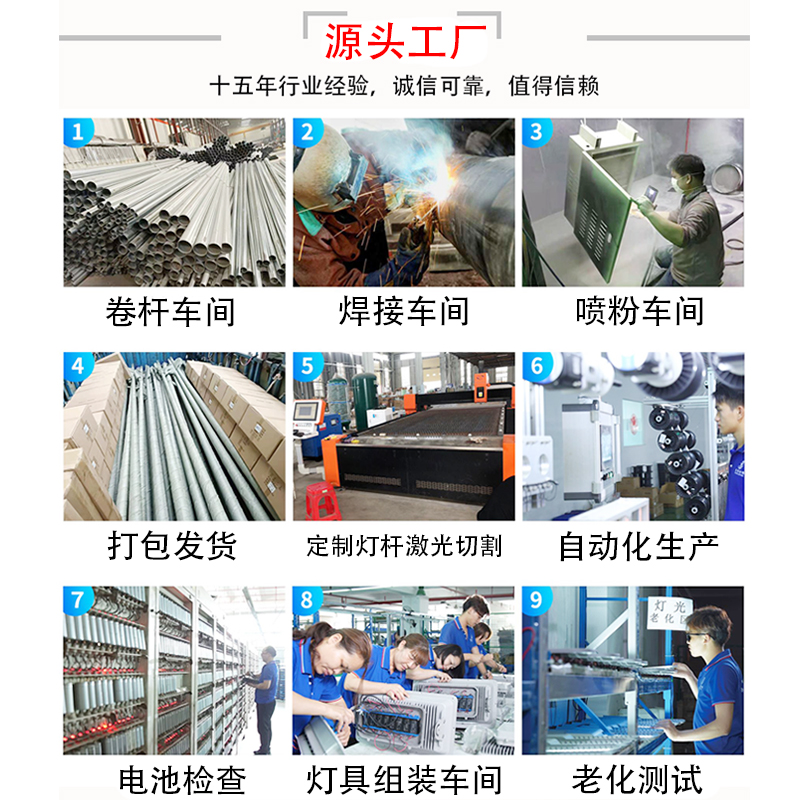 广东杰炜照明灯具批发路灯杆批发