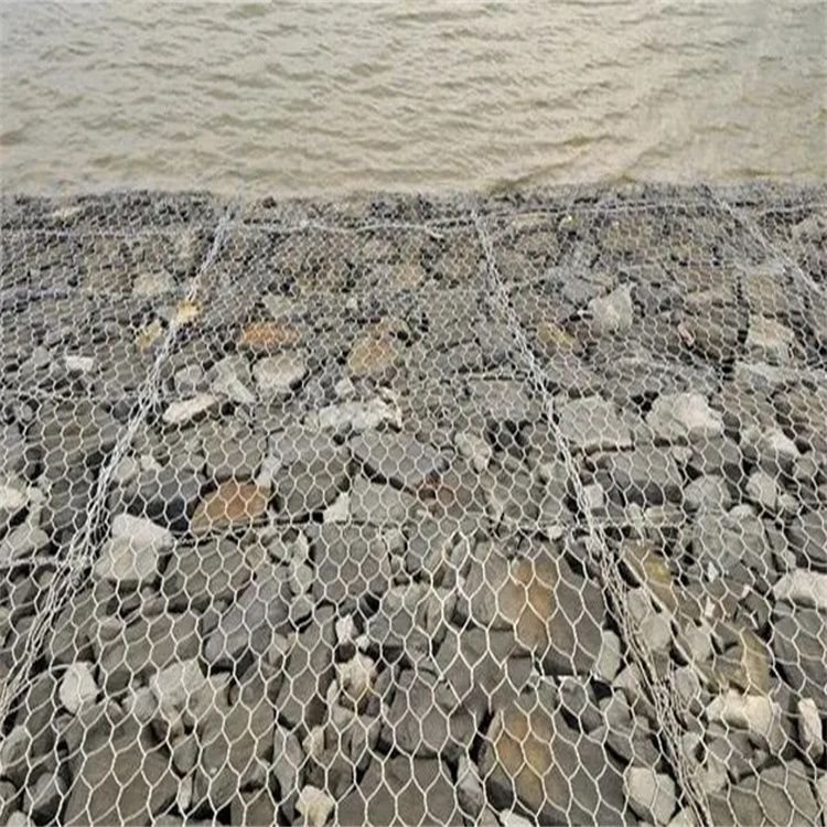 六角石笼网 河道固堤护岸包塑格宾网 雷诺护垫护坡格宾加粗铁丝