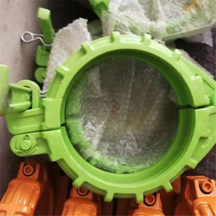 加重铸铁管卡 泵管连接管卡