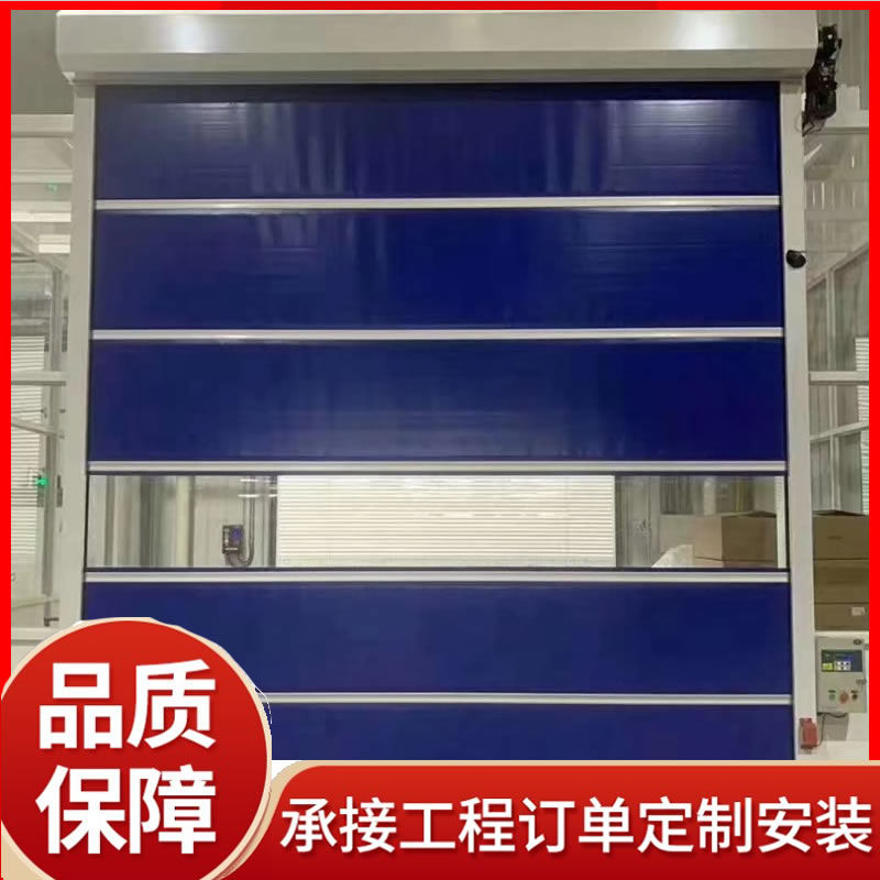 双层铝合金卷帘门 别墅车库门 防火防盗 抗风卷帘门 铝合金电动卷闸门 启闭平稳 可定做加工