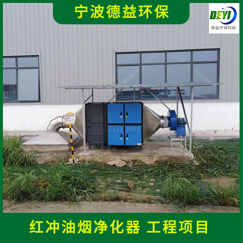 红冲油烟净化器 冲压油烟净化器 德益环保 实力工厂