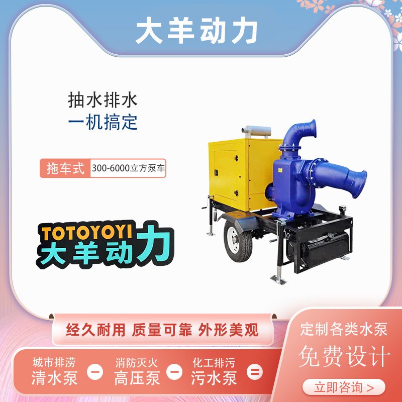 大羊动力8寸柴油水泵