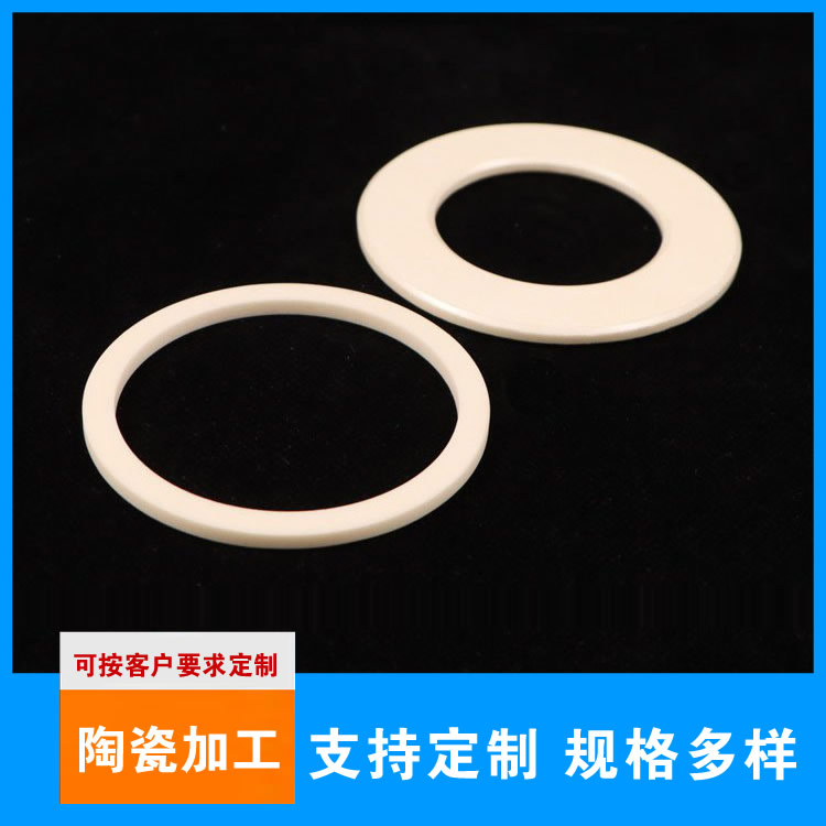 精密陶瓷加工 陶瓷柱塞 陶瓷密封环耐磨耐腐蚀非标定制