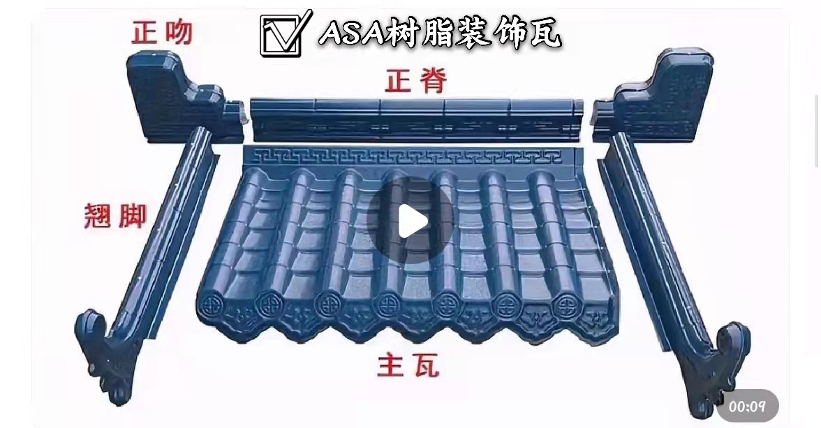 仿古瓦、仿古一体瓦