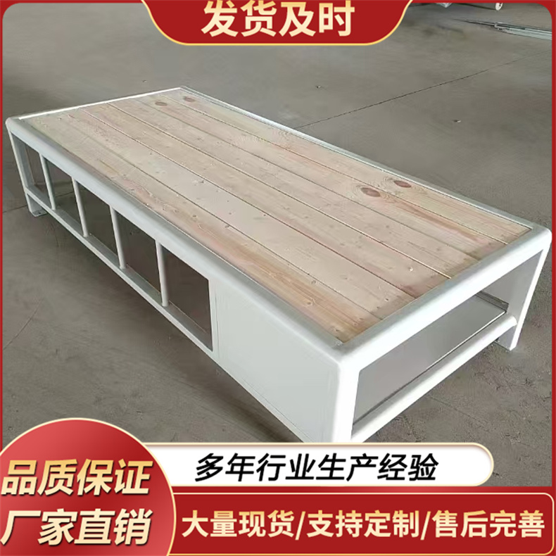 监舍床 监狱床 钢制加厚单人宿舍床 源头厂家