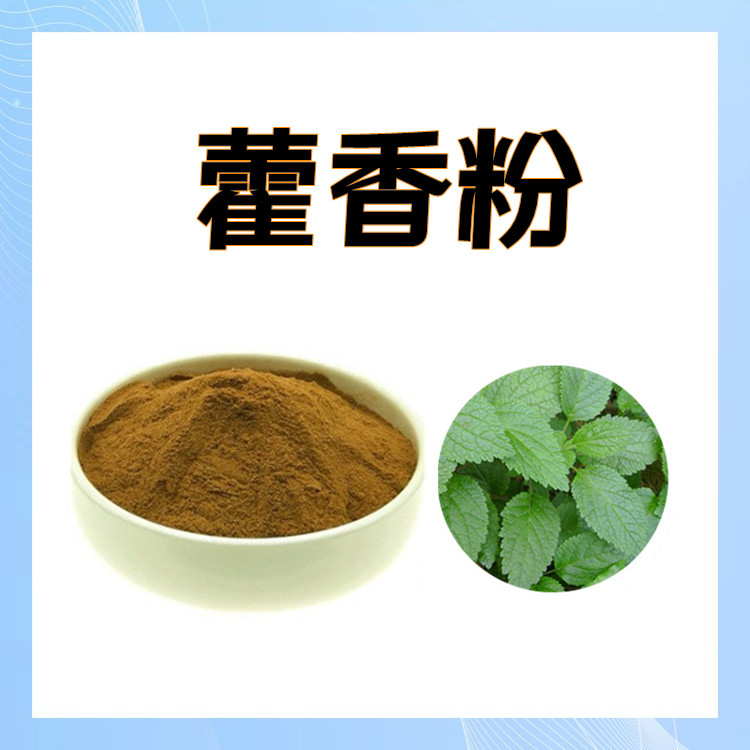 藿香粉  质量稳定 粉末细腻 水溶性 食品原料 六盘韵生物