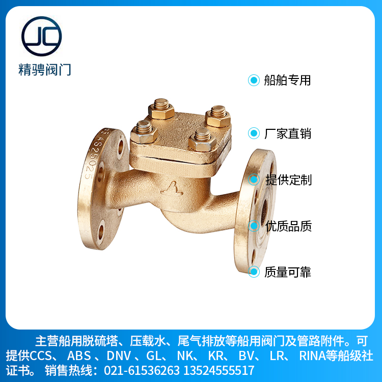 船用青铜止回阀GB/T589-2008