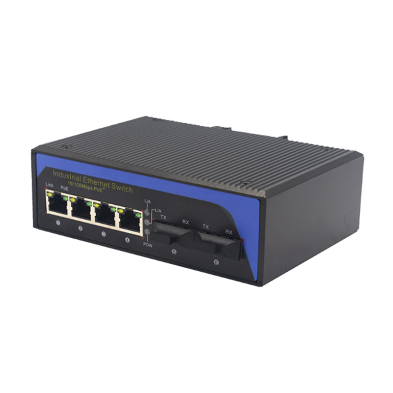文朗WL-GYJ204GE系列千兆2光4电工业收发器