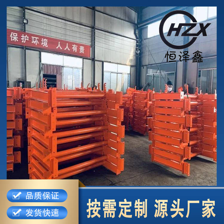 托辊支架 恒泽鑫生产 皮带机 不锈钢托辊轴承 迷宫密封 转动灵活