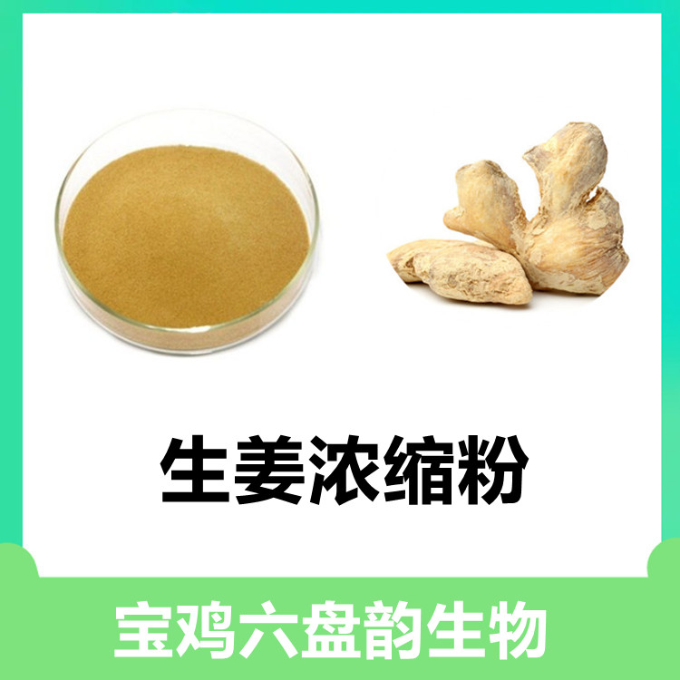 生姜提取物 水溶性好 食品级 三方检测 水提工艺 可试样