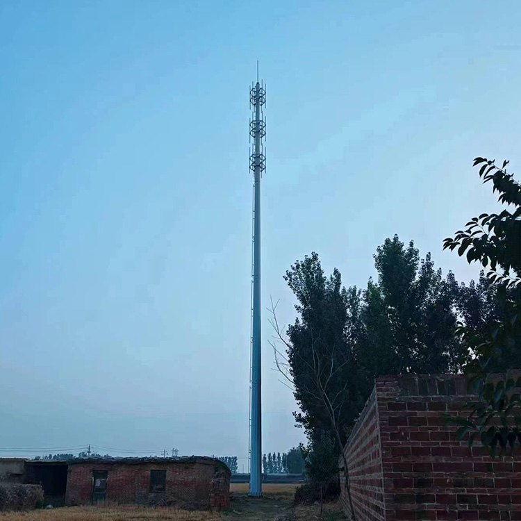 单管5G通信塔兆宇独管一体化通讯基站信号塔