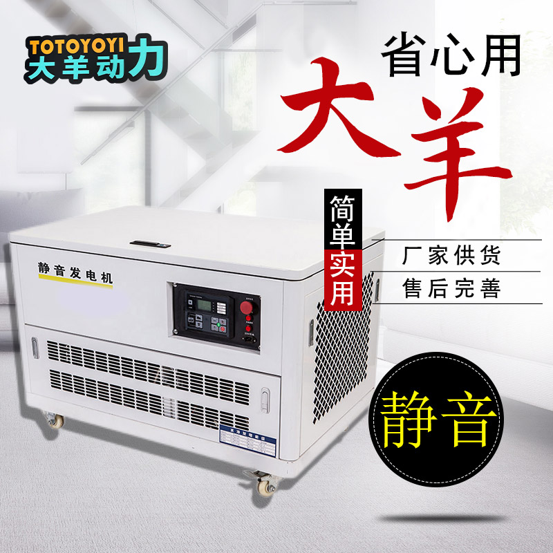 大羊动力12KW静音汽油发电机