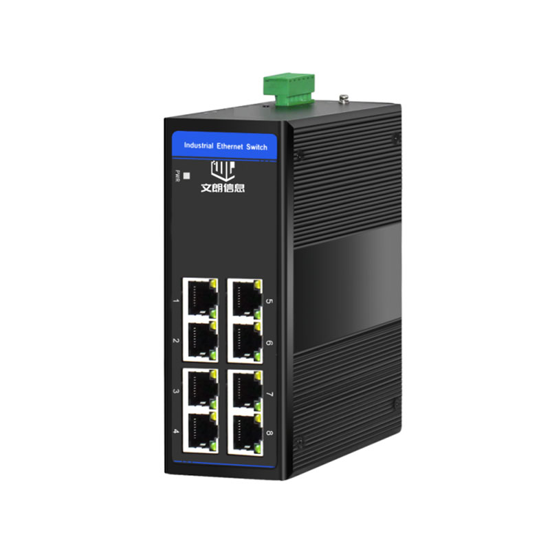 WL-GYJ108BP-24V 8口百兆升压PoE供电工业交换机