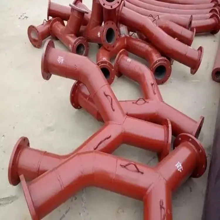 荣程泰达管道生产加工碳化硅双金属陶瓷贴片耐磨三通