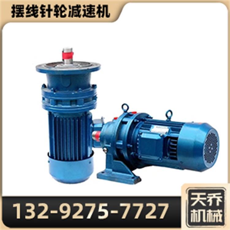 直连型摆线针轮减速机带电机 多速比卧式行星减速器