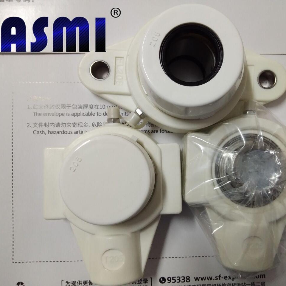 ASMI带菱形塑料座不锈钢外球面轴承 带密封塑料座轴承SUC SSBFLPL208 209 210 211