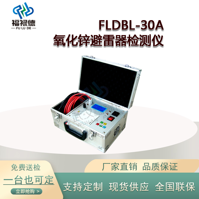 FLDBL-30A氧化锌避雷器检测仪 阻性泄漏电流检测仪 电力测试仪器
