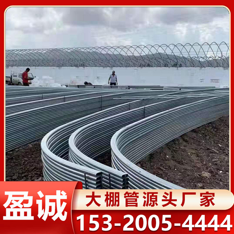 大口径椭圆管 30*80镀锌面包管 外圆内方异型管 表面无结疤