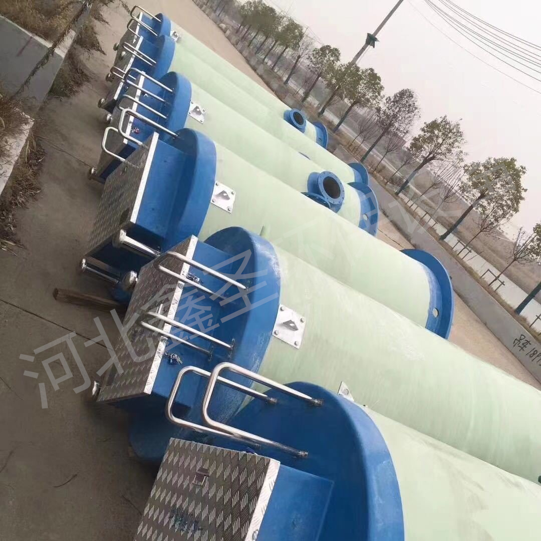 智能污水提升一体化预制泵站 地埋式玻璃钢泵站 雨水分流设备 厂家