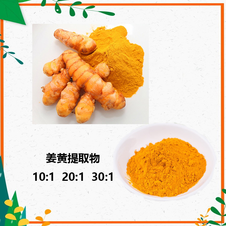 姜黄提取物 10:1 水提 姜黄素 2% 姜黄粉 浓缩粉