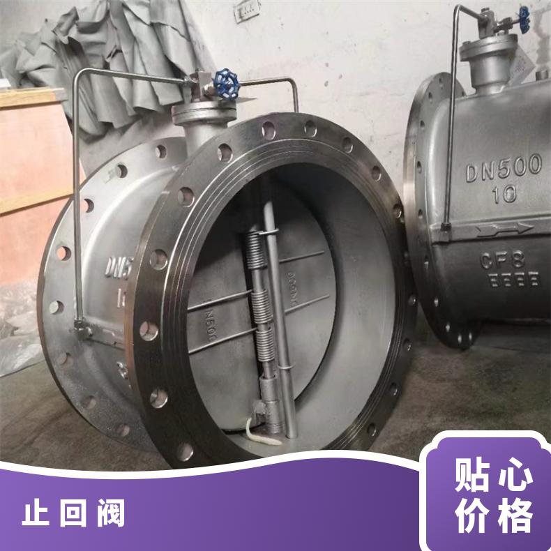 远钛阀门 HH49X消声缓闭止回阀 法兰连接 供水行业用