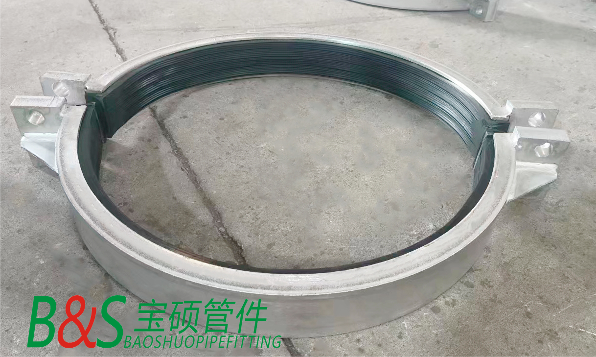 304不锈钢包法兰管卡DN800管道抢修哈夫节 焊制高压校圆卡子