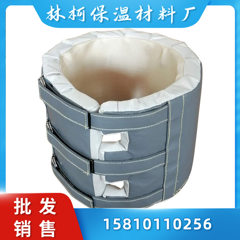 阀门管道设备可拆卸保温套 柔性可拆卸保温衣 工厂管道设备保温套 规格任选可定制