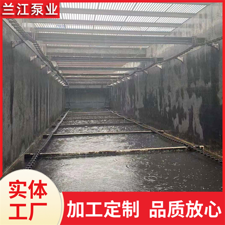 非金属链条刮泥机 链板式刮泥设备 污水处理适用 生产厂家 兰江泵业
